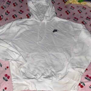 Nike Men's White Hoodie